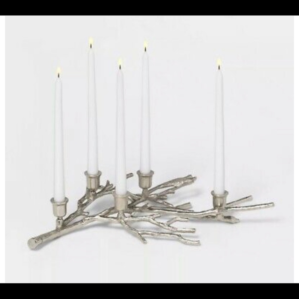 NWT Treshold Target Metal 5 candleholder Decor 🕯